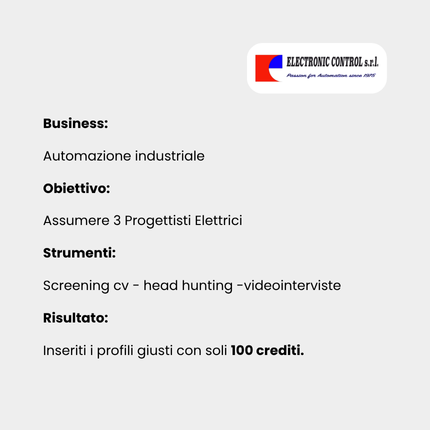 Caso studio electronic control