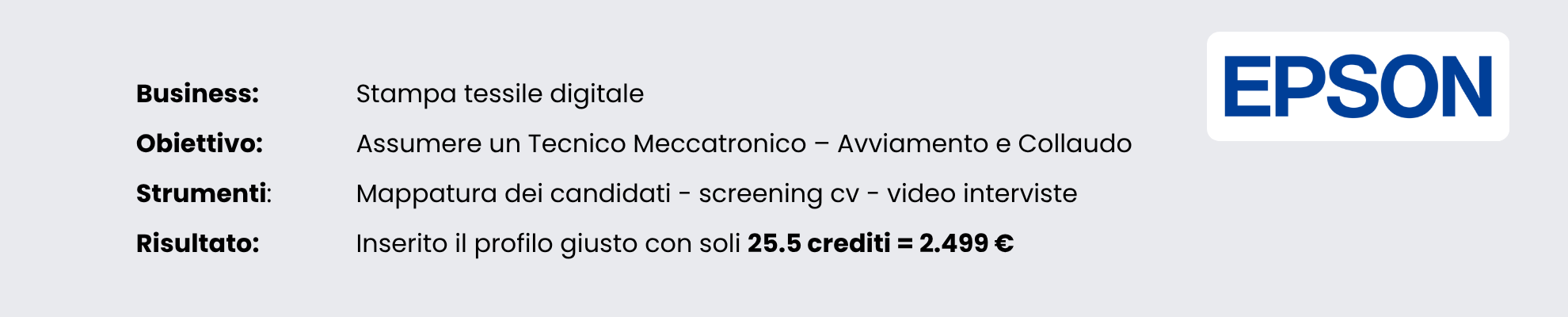 Caso studio epson como