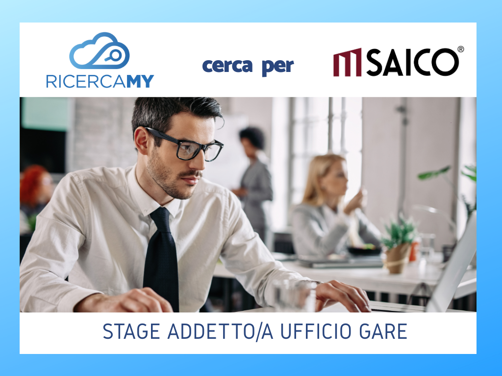 STAGE ADDETTO/A UFFICIO GARE