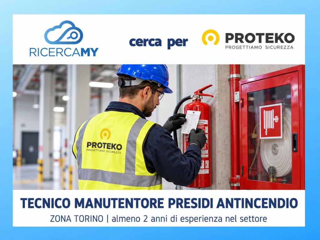 TECNICO MANUTENTORE PRESIDI ANTINCENDIO